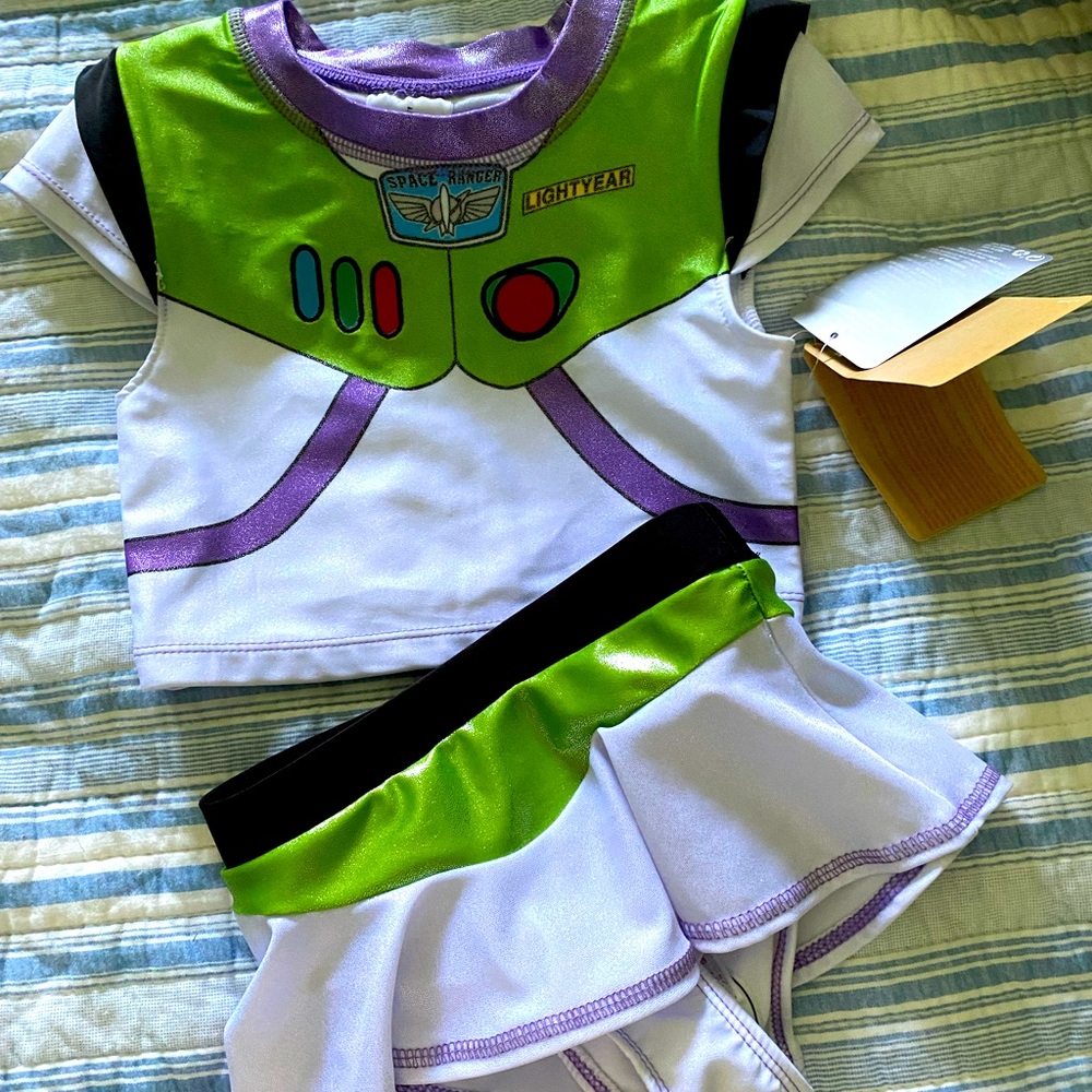 Buzz Lightyear Kids Bathing Suit Size 4 NWT
